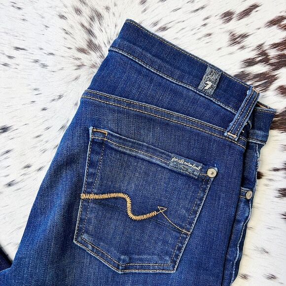 7 for all mankind Ankle Gwenevere Skinny Jeans 26 - Picture 6 of 7